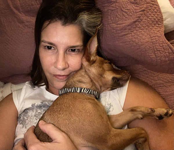 eu e sol minha cachorrinha